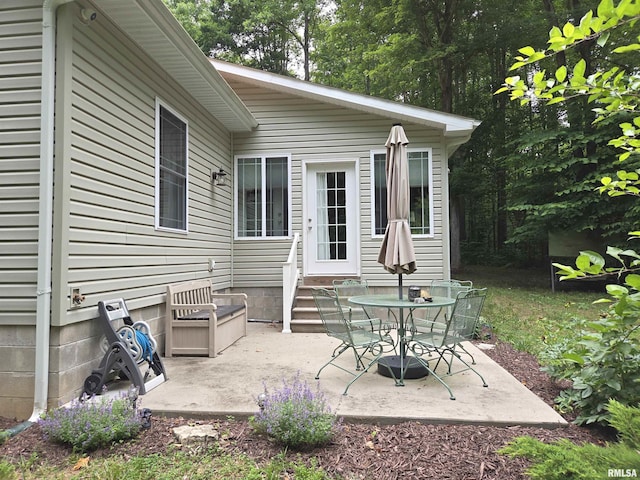 179 Hazel Rd, Simpson, IL 62985 - view of patio / terrace with entry steps