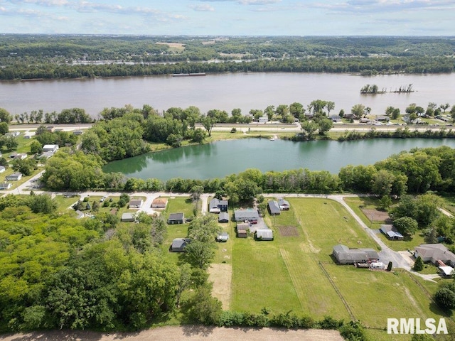 1240 Spruce St, Buffalo, IA 52728 - aerial view of a nearby body of water
