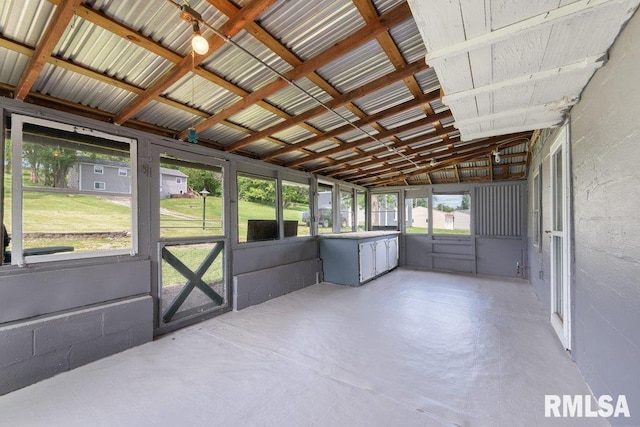 1240 Spruce St, Buffalo, IA 52728 - view of unfurnished sunroom