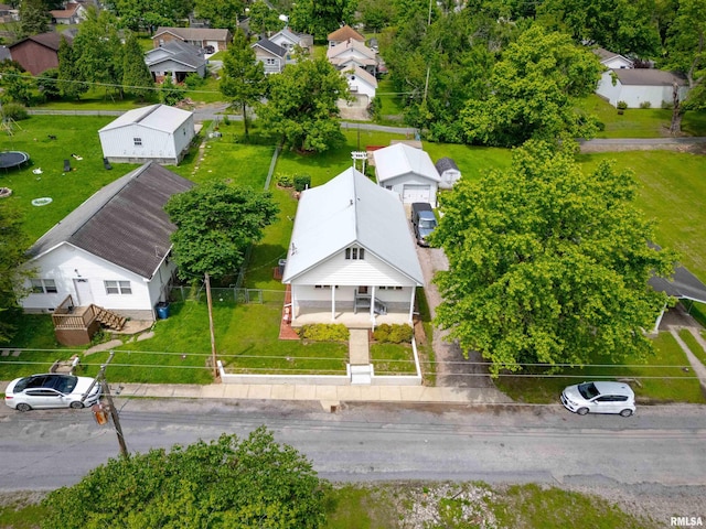 1408 Newton Ave, Johnston City, IL 62951 - aerial perspective of suburban area