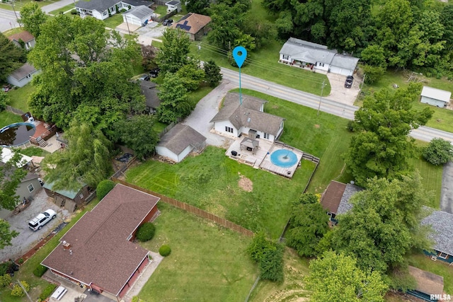 611 E Grand Ave, Carterville, IL 62918 - aerial overview of property's location with nearby suburban area