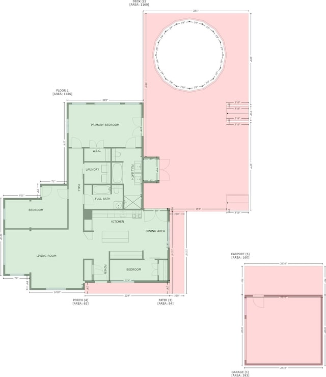 611 E Grand Ave, Carterville, IL 62918 - home floor plan