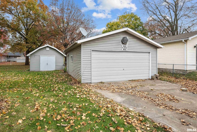 519 2nd St, Camanche, IA 52730 - view of detached garage