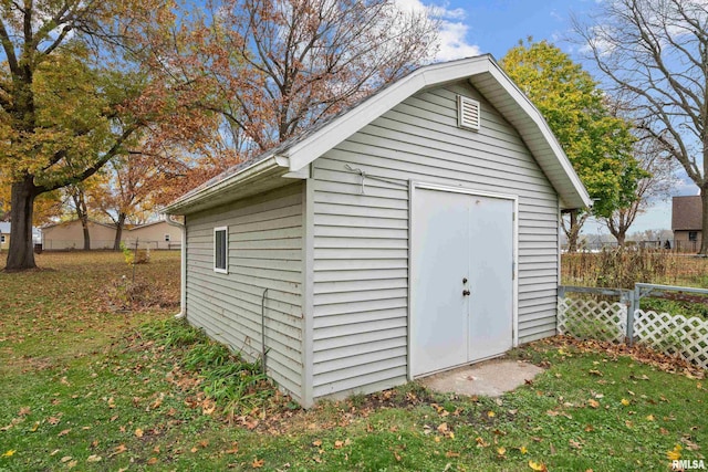 519 2nd St, Camanche, IA 52730 - view of shed