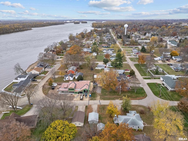 519 2nd St, Camanche, IA 52730 - view of property location featuring a large body of water and nearby suburban area