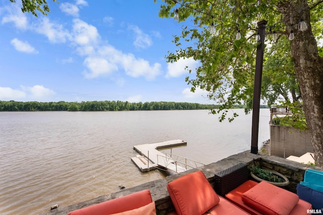 905 1st St, Camanche, IA 52730 - dock with a water view
