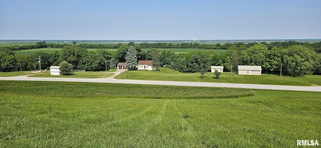 1492 45th St, New Boston, IL 61272 - aerial view of sparsely populated area