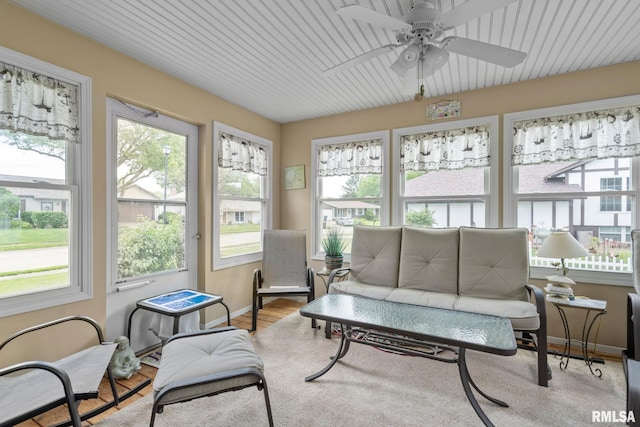 1415 W 59th St, Davenport, IA 52806 - sunroom with plenty of natural light and baseboards
