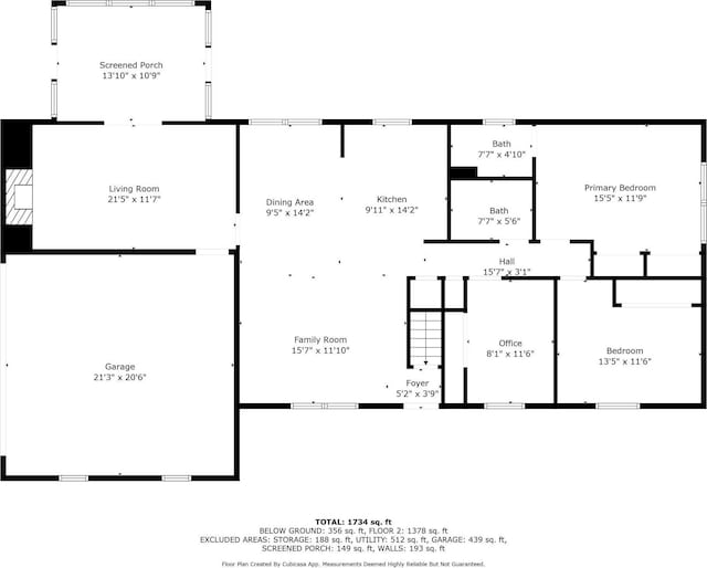 1415 W 59th St, Davenport, IA 52806 - room layout
