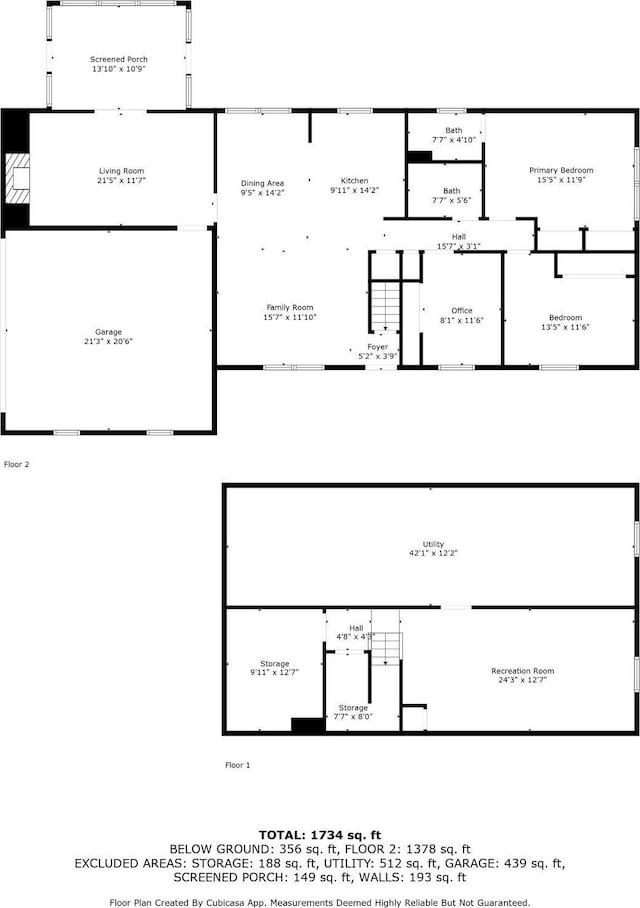 1415 W 59th St, Davenport, IA 52806 - floor plan / room layout