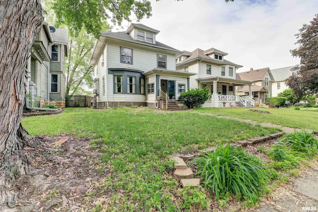 627 5th Ave S, Clinton, IA 52732 - view of front of property with covered porch