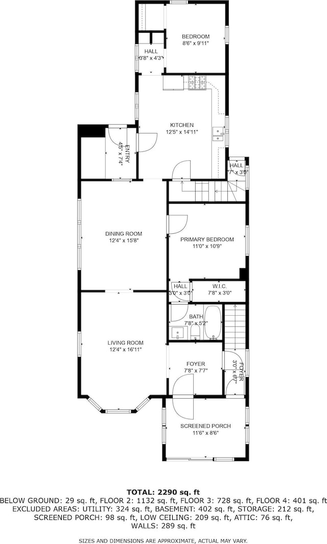 627 5th Ave S, Clinton, IA 52732 - floor plan / room layout