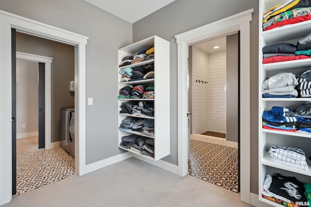 4691 Hidden Lake Ct, Bettendorf, IA 52722 - spacious closet with carpet flooring
