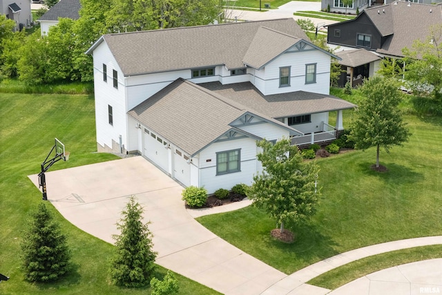 4691 Hidden Lake Ct, Bettendorf, IA 52722 - aerial perspective of suburban area