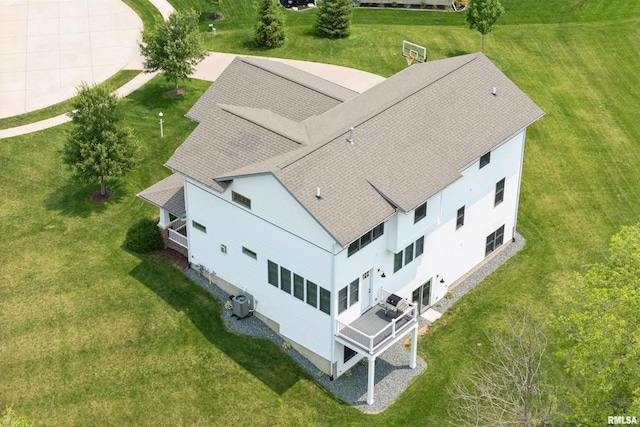4691 Hidden Lake Ct, Bettendorf, IA 52722 - view from above of property