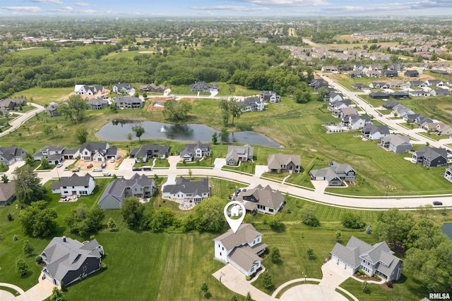 4691 Hidden Lake Ct, Bettendorf, IA 52722 - view of property location featuring a nearby body of water and nearby suburban area