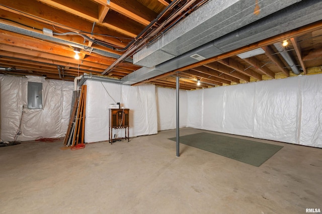3513 33rd Street Ct, Moline, IL 61265 - unfinished below grade area featuring electric panel