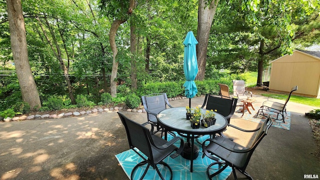 2606 4th Street Ct, East Moline, IL 61244 - view of patio / terrace featuring outdoor dining area