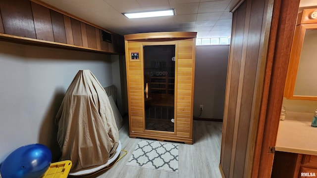 2606 4th Street Ct, East Moline, IL 61244 - relaxing sauna / steam room featuring wood finished floors