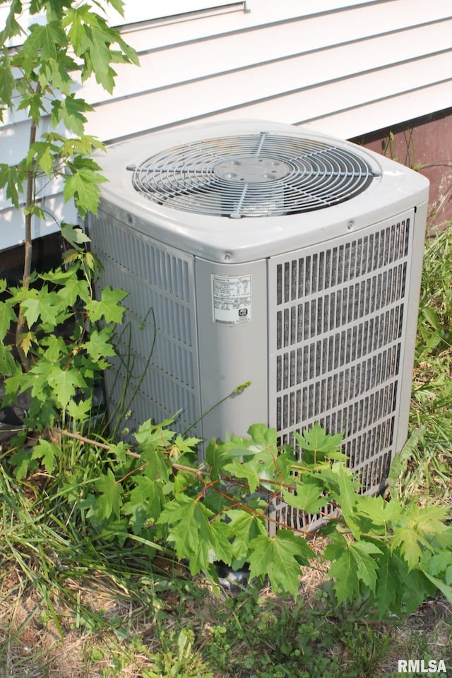 205 W Court St, Cambridge, IL 61238 - exterior view of central air condition unit