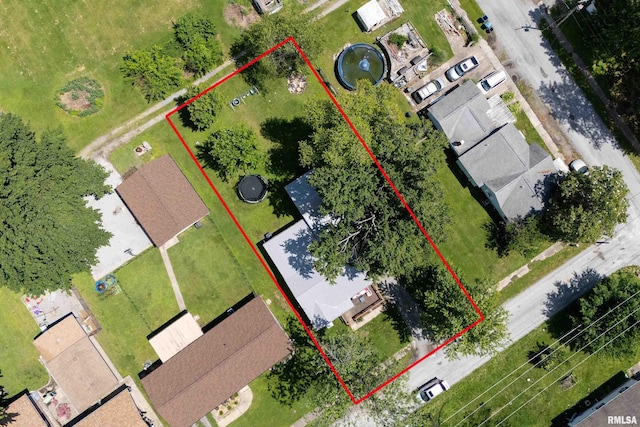 1013 Kirkpatrick St, Benton, IL 62812 - view of property location featuring property parcel outlined