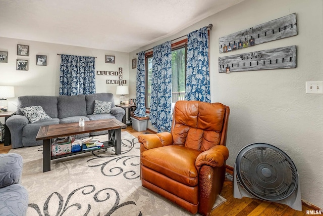 1013 Kirkpatrick St, Benton, IL 62812 - living room featuring wood finished floors
