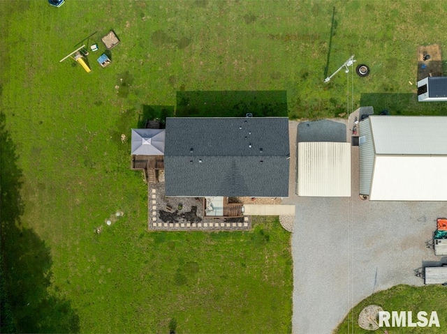 11271 W Center Rd, Mulkeytown, IL 62865 - drone / aerial view