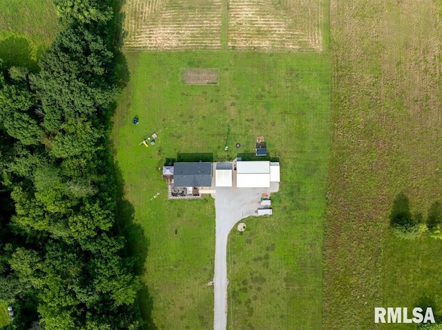 11271 W Center Rd, Mulkeytown, IL 62865 - aerial view of sparsely populated area