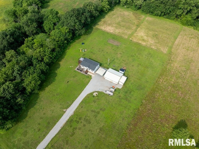 11271 W Center Rd, Mulkeytown, IL 62865 - aerial view of sparsely populated area
