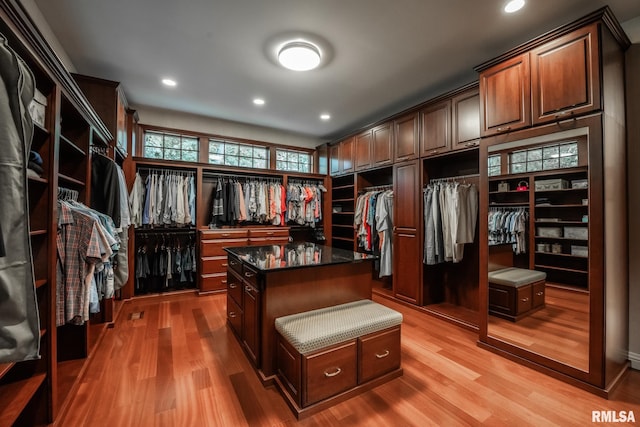 2 Hickory Ct, Rock Island, IL 61201 - spacious closet with light wood finished floors