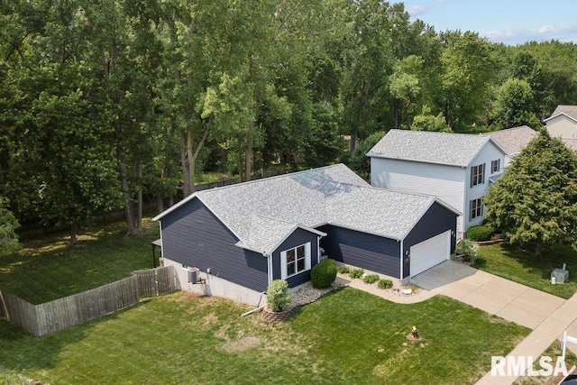 5300 Hillandale Rd, Davenport, IA 52806 - aerial view of property and surrounding area