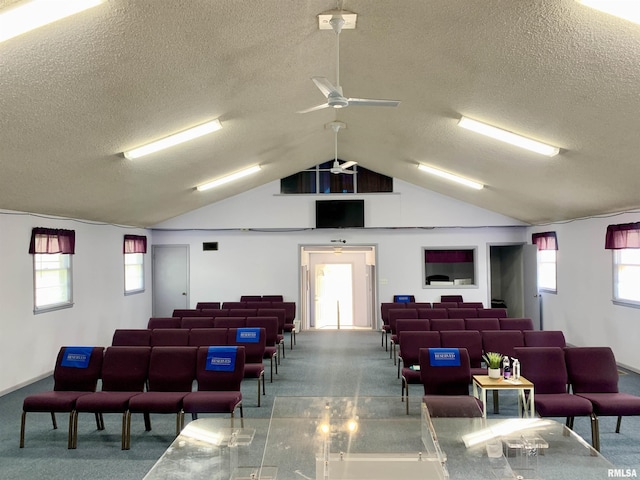 532 8th Ave S, Clinton, IA 52732 - community lobby with a textured ceiling and lofted ceiling