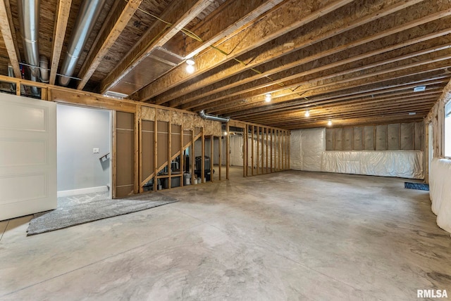 701 Sweet Wood Ln, Blue Grass, IA 52726 - view of unfinished below grade area