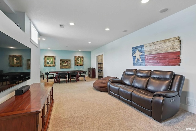 7 Redstone Ct, Le Claire, IA 52753 - living area featuring carpet flooring and recessed lighting