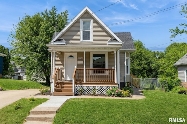 2320 E High St, Davenport, IA 52803 - bungalow-style house featuring covered porch and roof with shingles