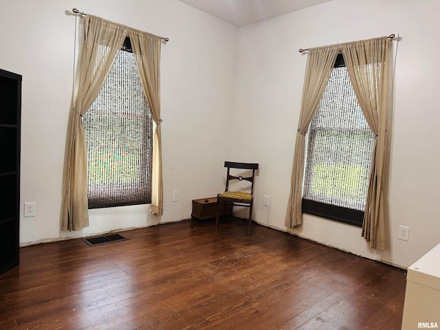 210 SE Front St, Dongola, IL 62926 - unfurnished room featuring hardwood / wood-style floors