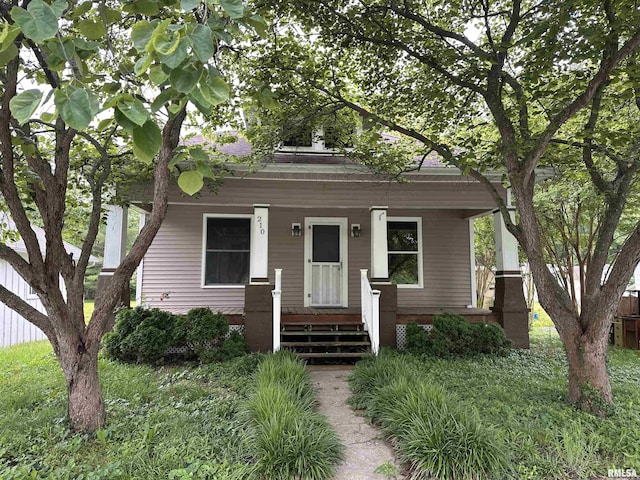 210 SE Front St, Dongola, IL 62926 - view of front of home featuring a porch