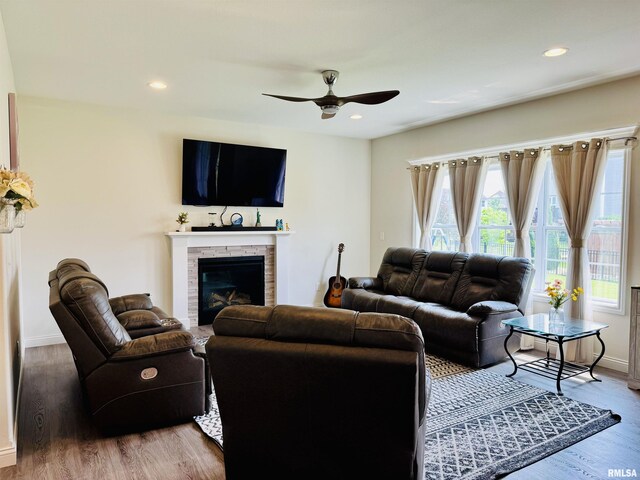11401 N Joseph St, Dunlap, IL 61525 - dining space featuring dark wood finished floors and recessed lighting