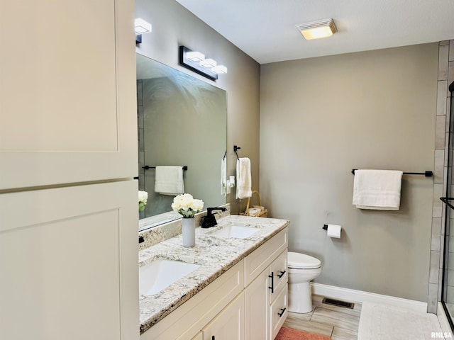 11401 N Joseph St, Dunlap, IL 61525 - full bathroom with double vanity and a shower