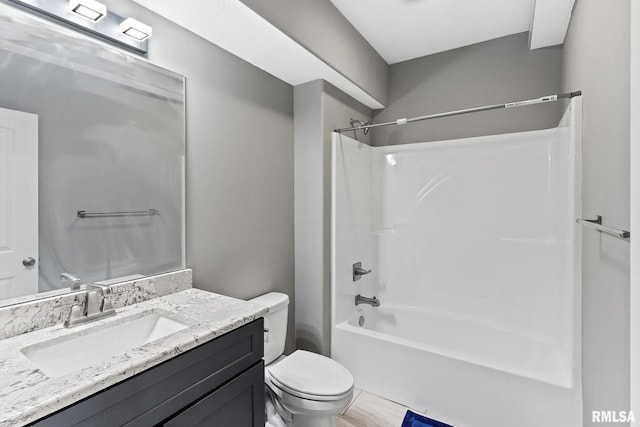 11401 N Joseph St, Dunlap, IL 61525 - bathroom featuring toilet, vanity, and bathing tub / shower combination