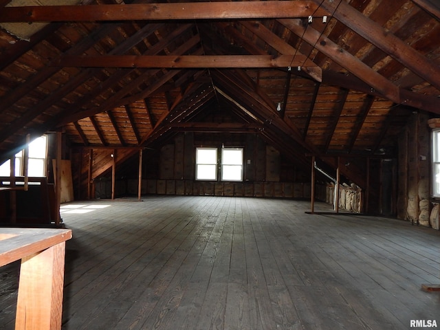 1115 W Locust St, Davenport, IA 52804 - view of unfinished attic