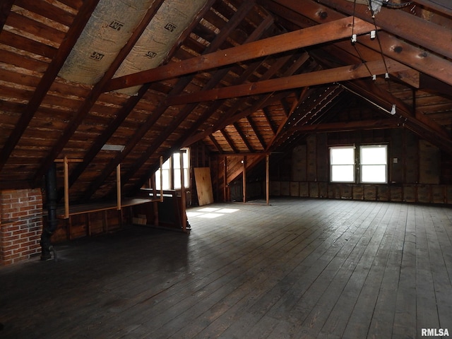 1115 W Locust St, Davenport, IA 52804 - attic featuring plenty of natural light