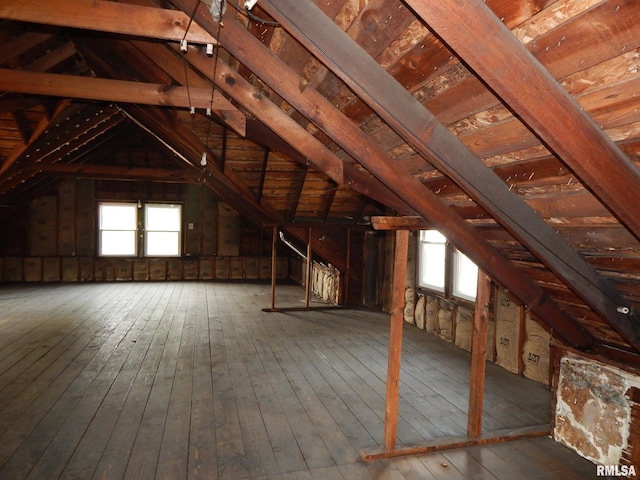 1115 W Locust St, Davenport, IA 52804 - view of unfinished attic