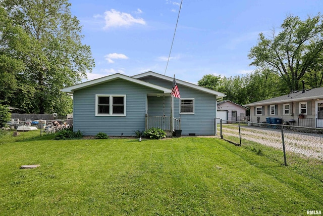 129 State St, Carbon Cliff, IL 61239 - back of house with a detached garage