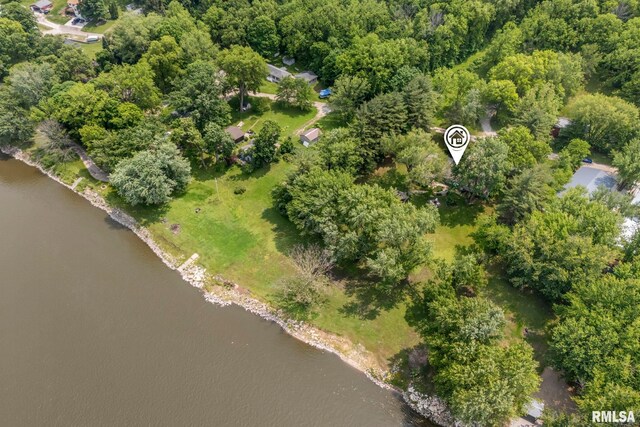 11 Shady Ln, Geneseo, IL 61254 - aerial view of property's location featuring a nearby body of water