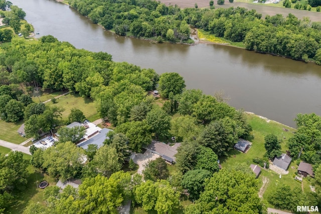 11 Shady Ln, Geneseo, IL 61254 - bird's eye view of a large body of water