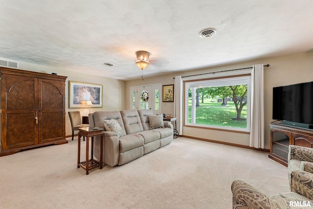 11 Shady Ln, Geneseo, IL 61254 - living area with baseboards and light colored carpet