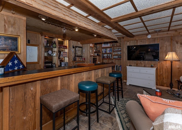 726 51st Ave Unit 20, East Moline, IL 61244 - indoor bar with wooden walls