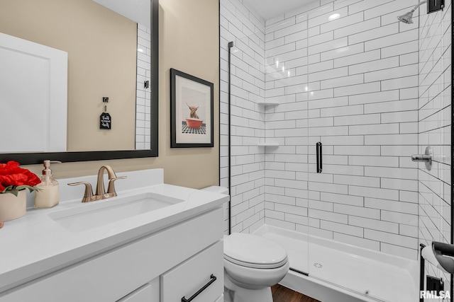 6997 Matthews Pass, Bettendorf, IA 52722 - full bath with vanity, a shower stall, and toilet
