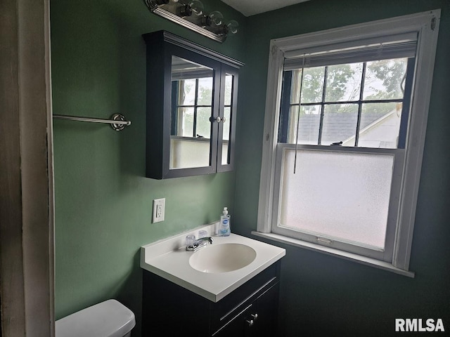 2336 24 1/2 St, Rock Island, IL 61201 - half bath featuring vanity and toilet